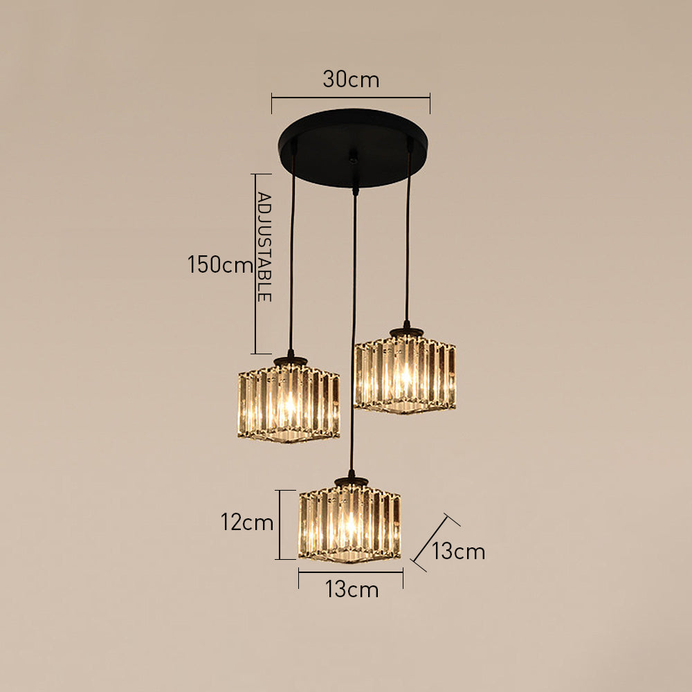 Multi-Head Kristal Hanglamp