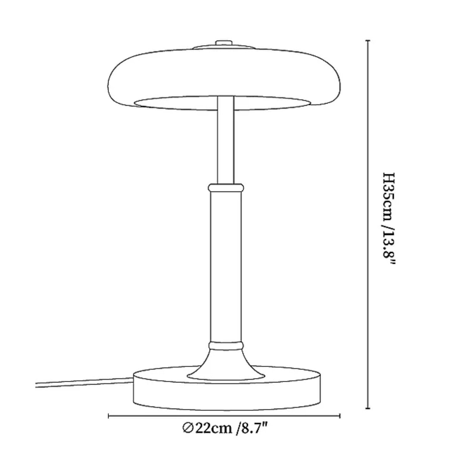Lampada da tavolo Mentolis