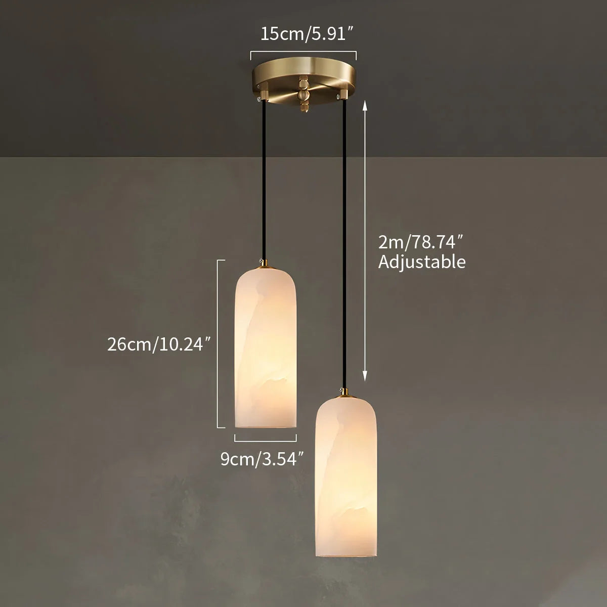 Ravilo Albast Hanglamp