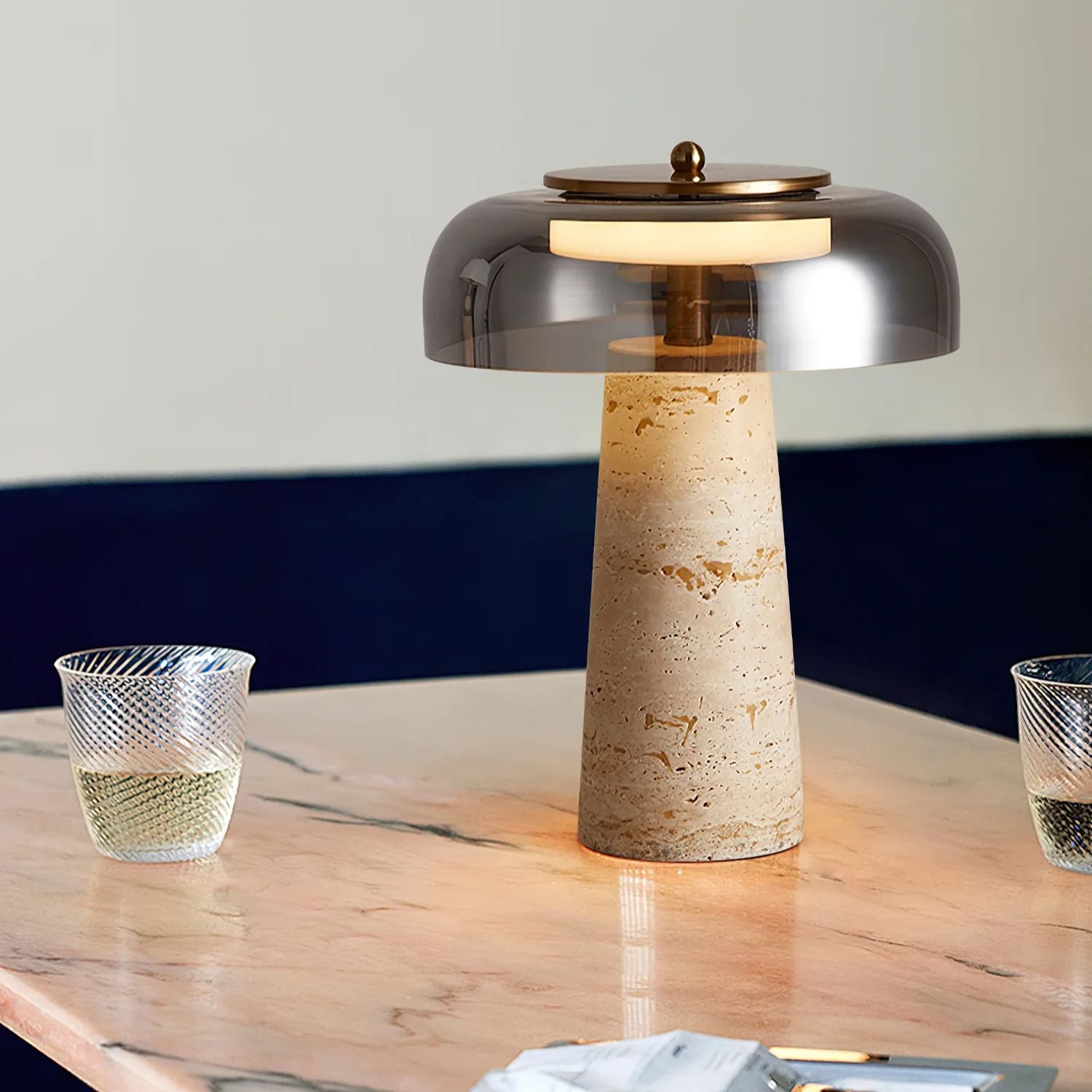 Dorevan Natuursteen Tafellamp