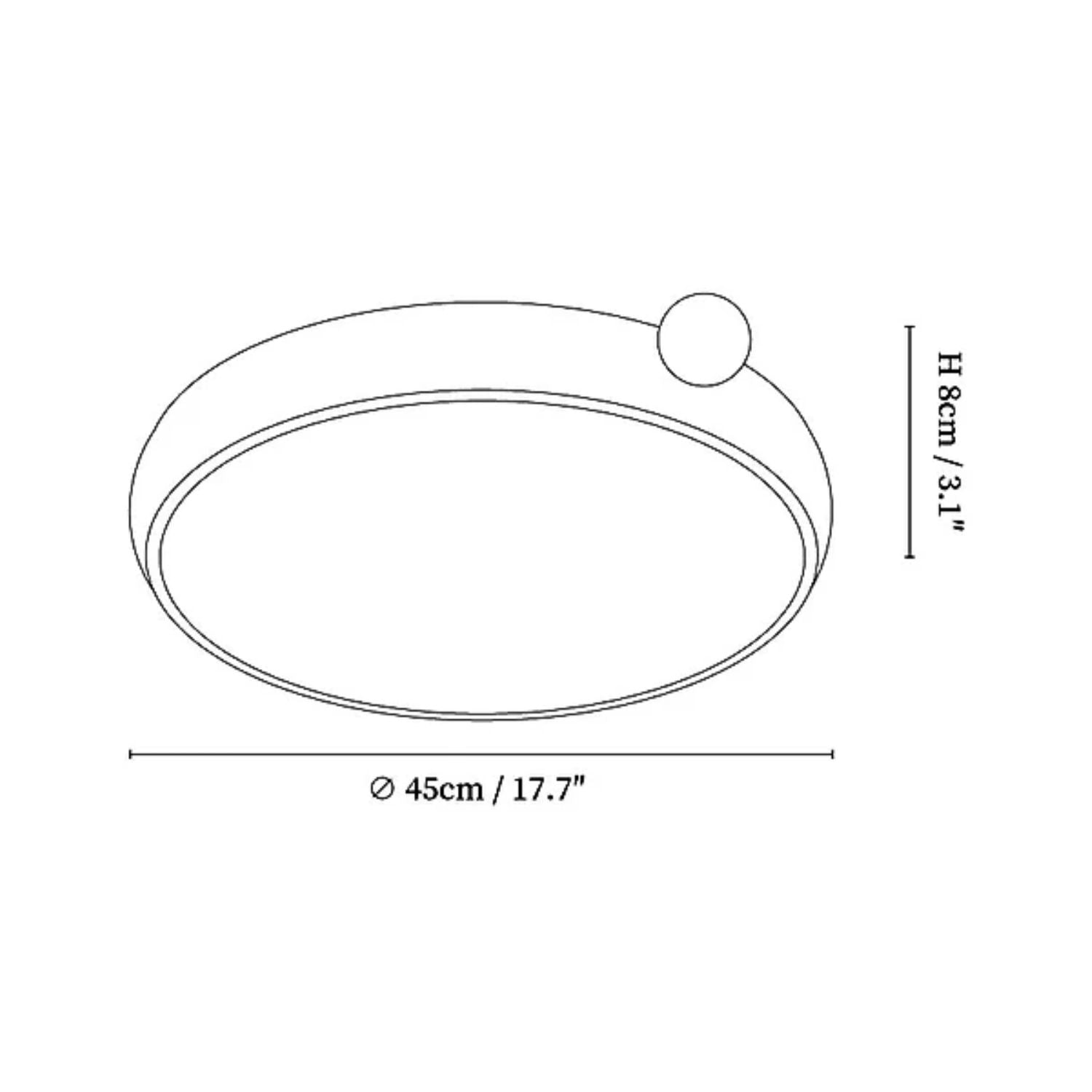 Lecaniva Plafondlamp