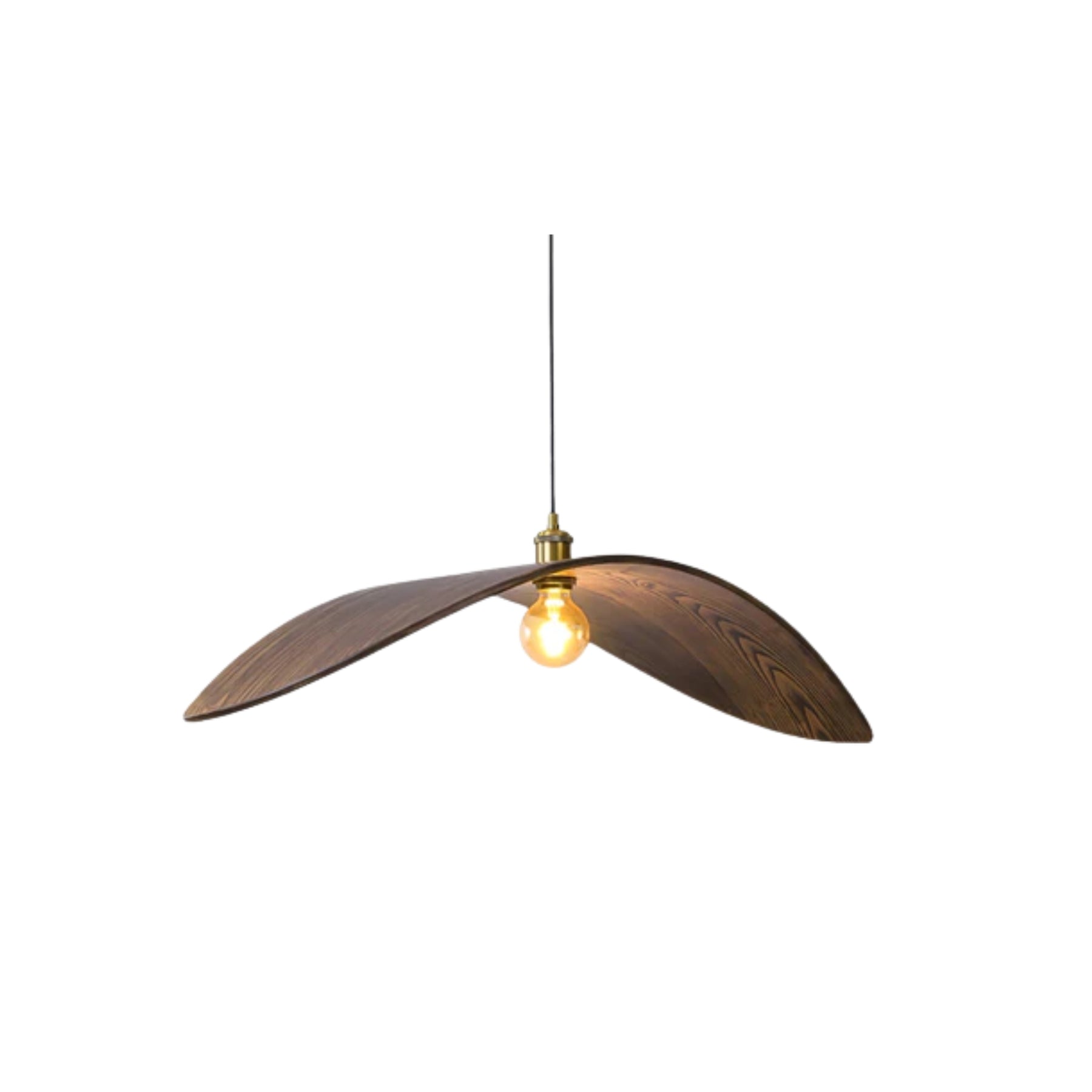 Gebogen Houtdesign Hanglamp