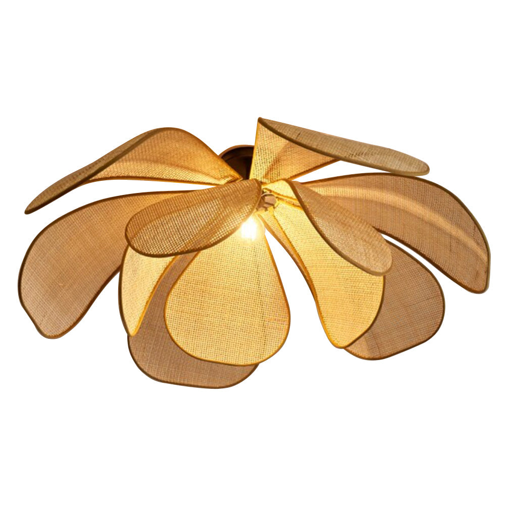 Petal Rattan Flower Hanglamp