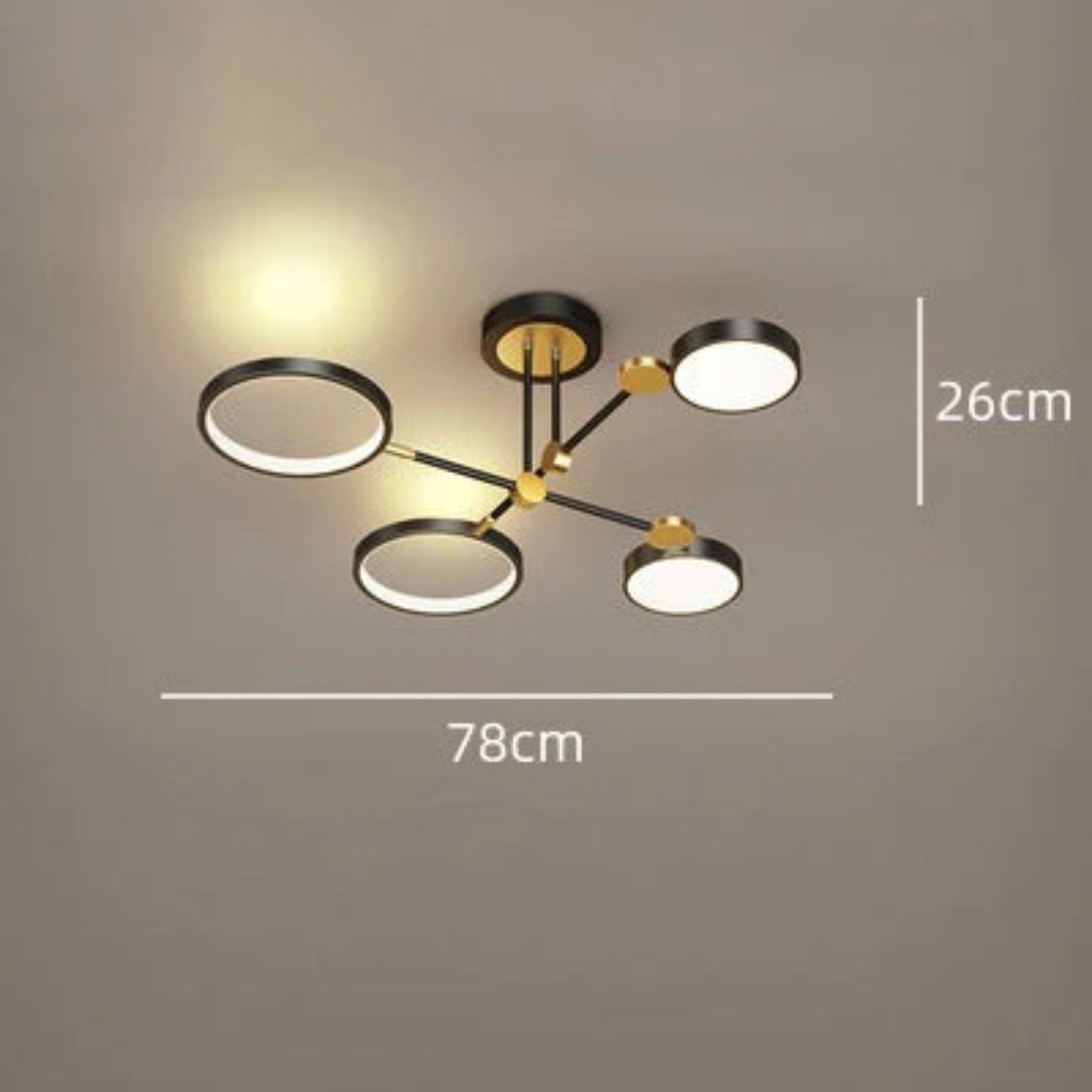Zilzeno Ringdesign Plafondlamp