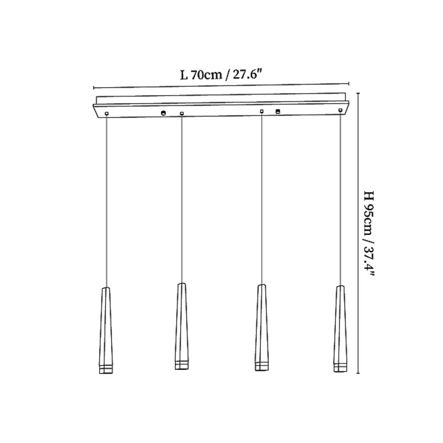 Lampada a sospensione Vuurhoutje