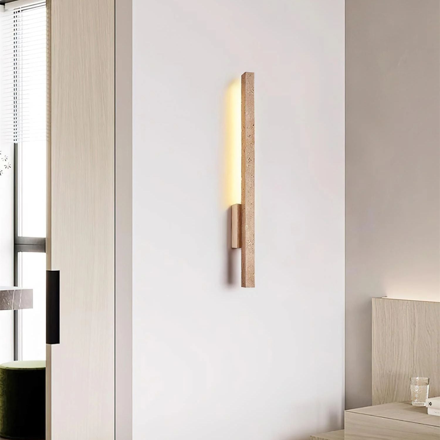 Lesica Natuursteen Wandlamp