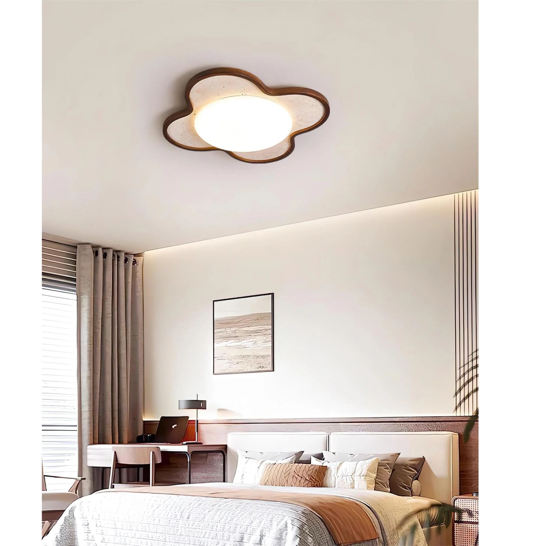 Stervorm Natuursteen Plafondlamp