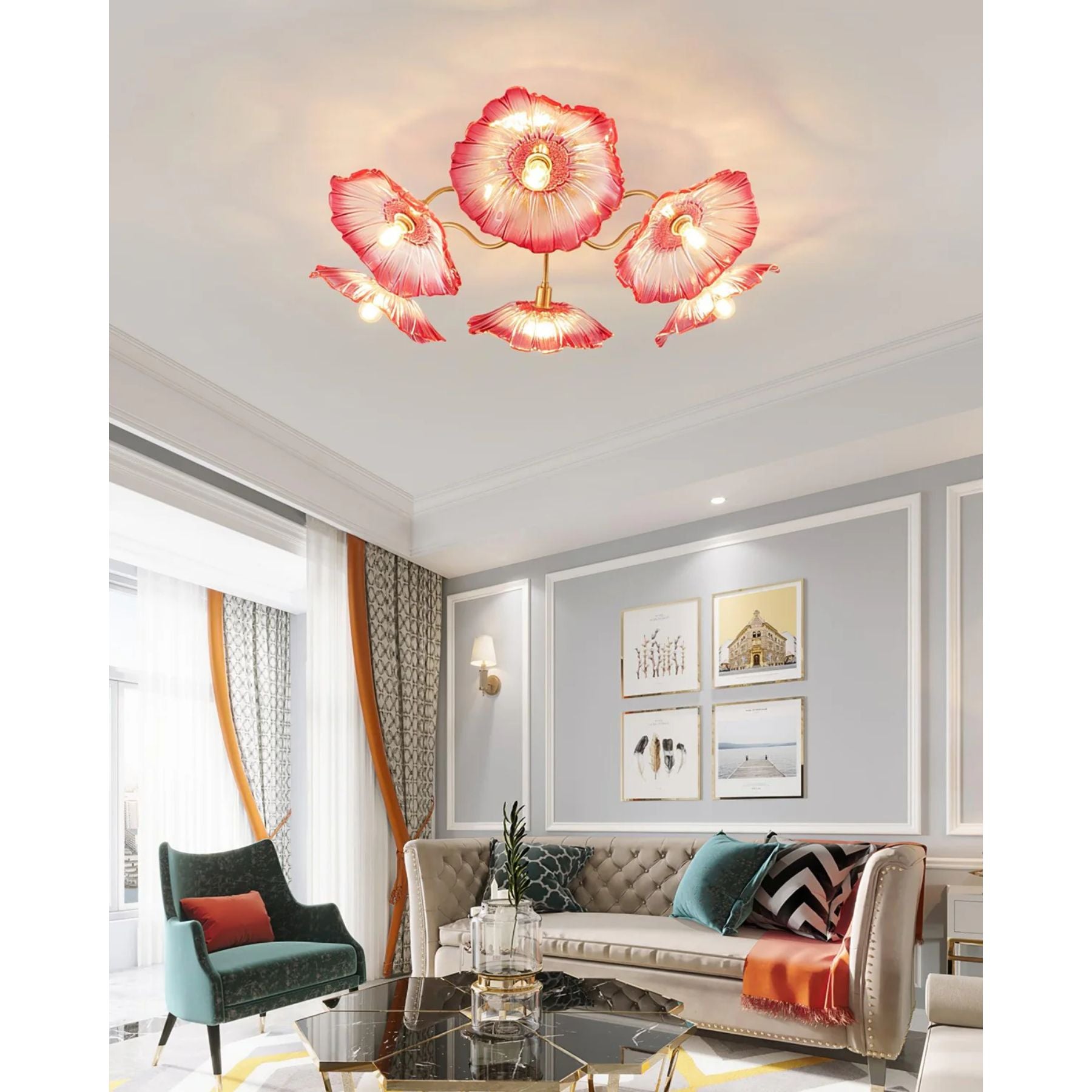 Ormenu Flower Plafondlamp