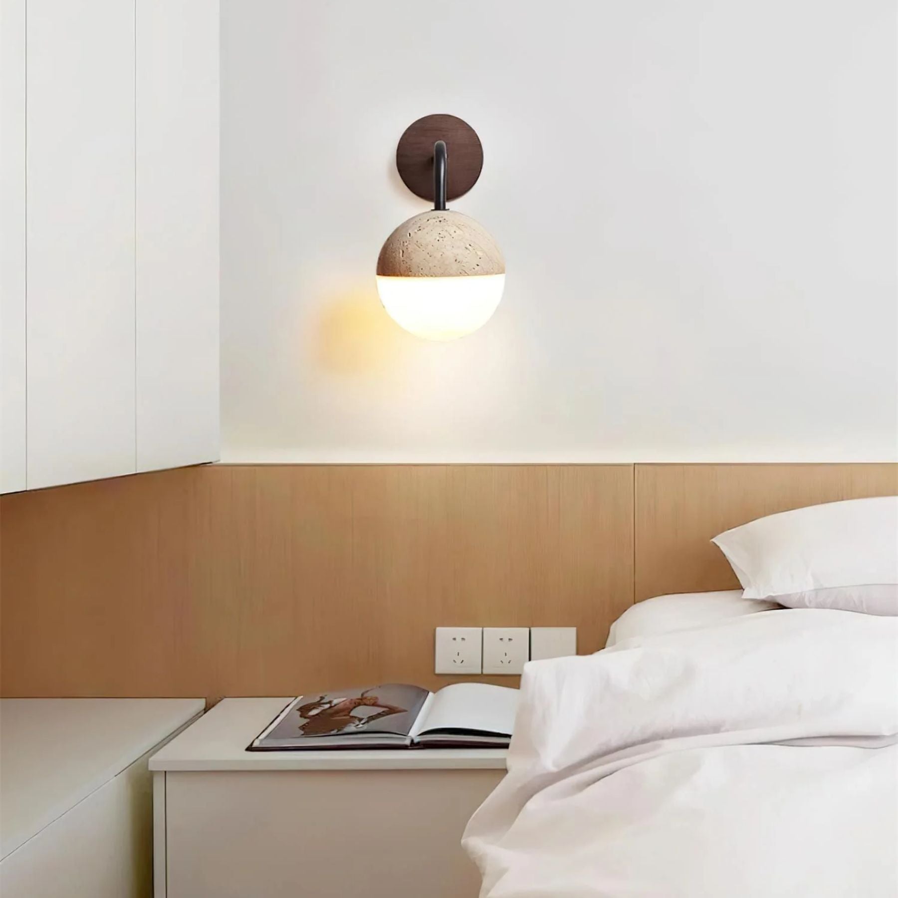 Boilin Natuursteen Wandlamp