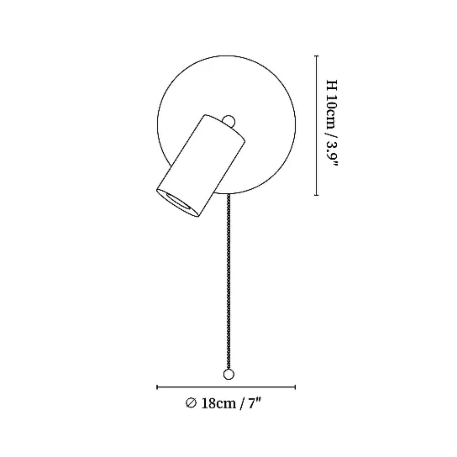 Alensi Natuursteen Wandlamp