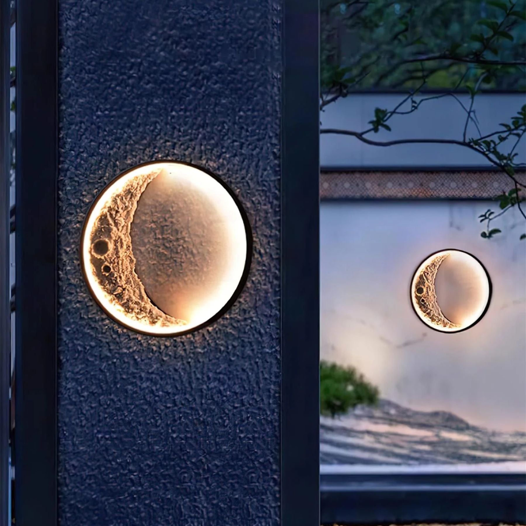 Monisa Maanontwerp Outdoor Wandlamp