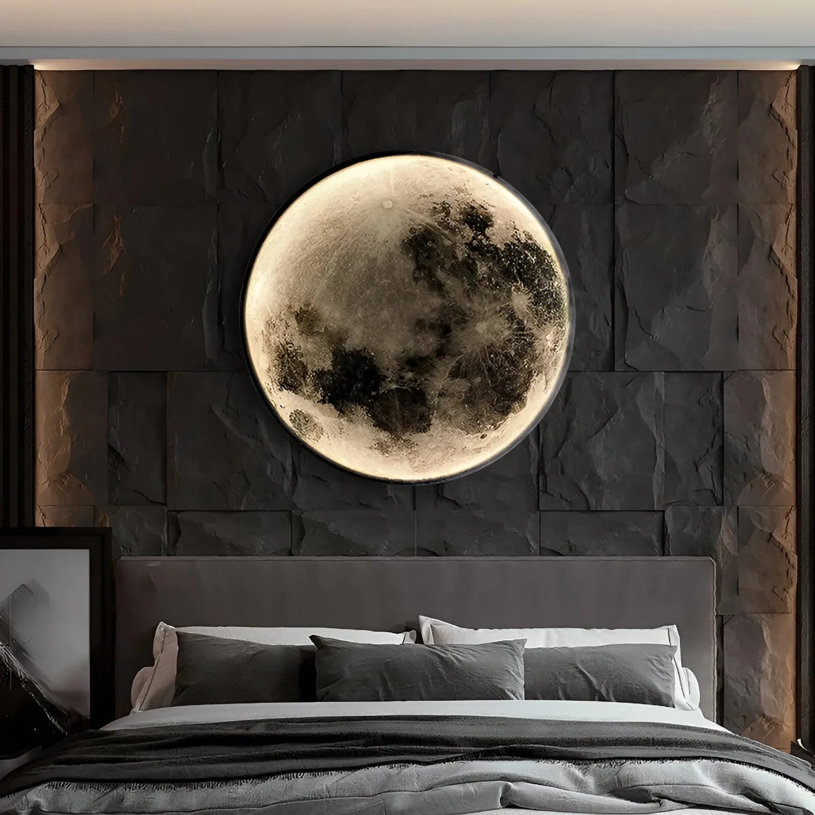 Eclipse Maanontwerp Wandlamp