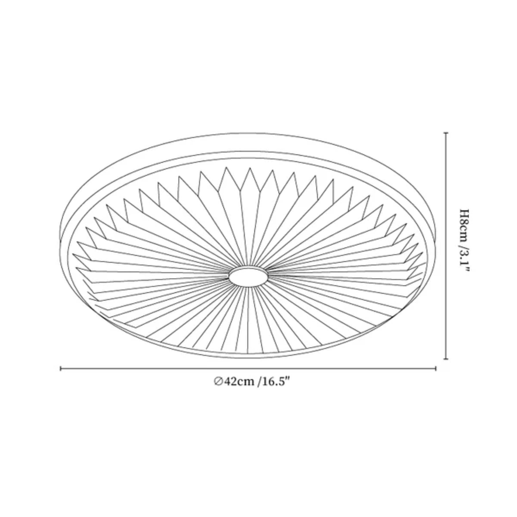 Lemesca Natuurtseen Plafondlamp