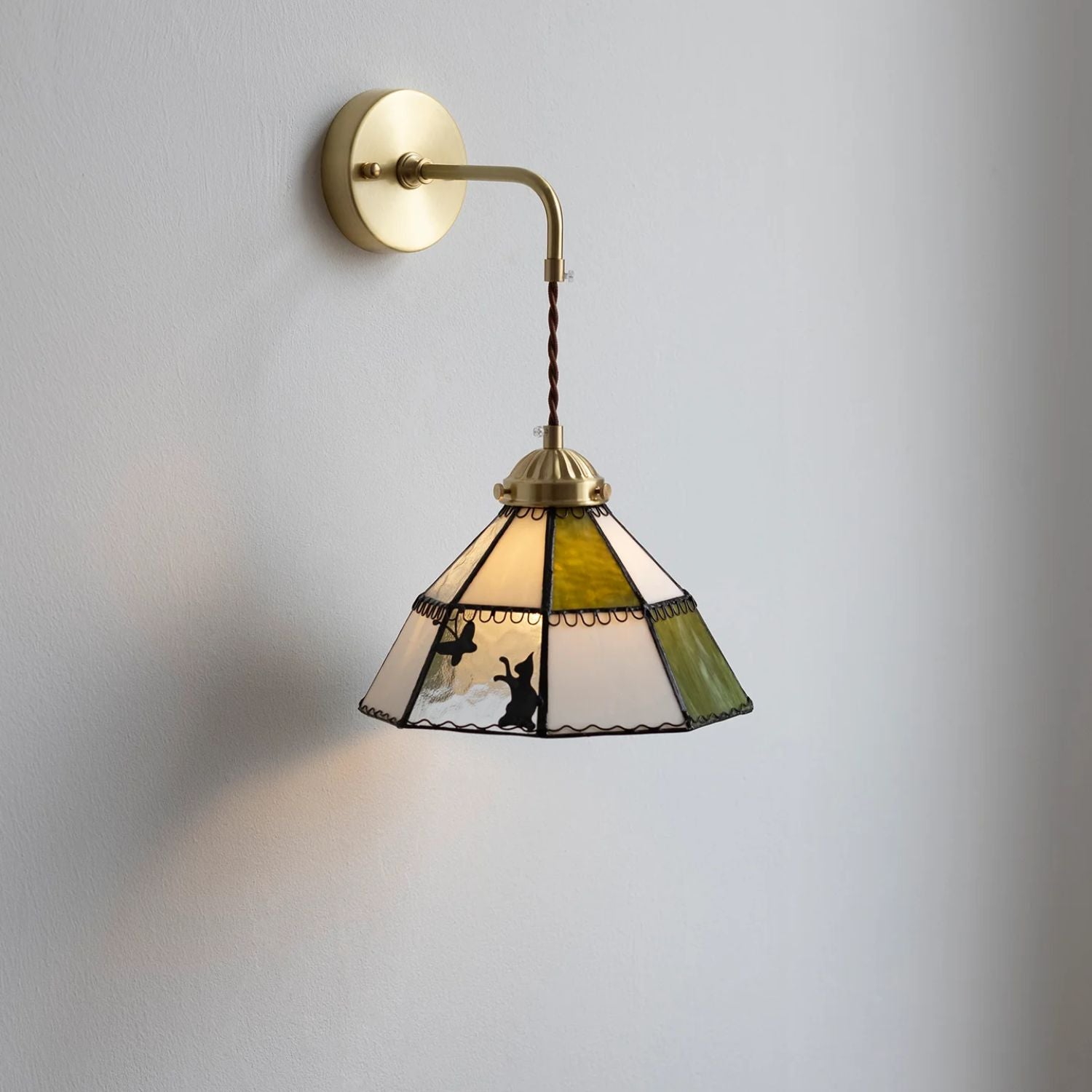 Lampada da parete Melzo Tiffany