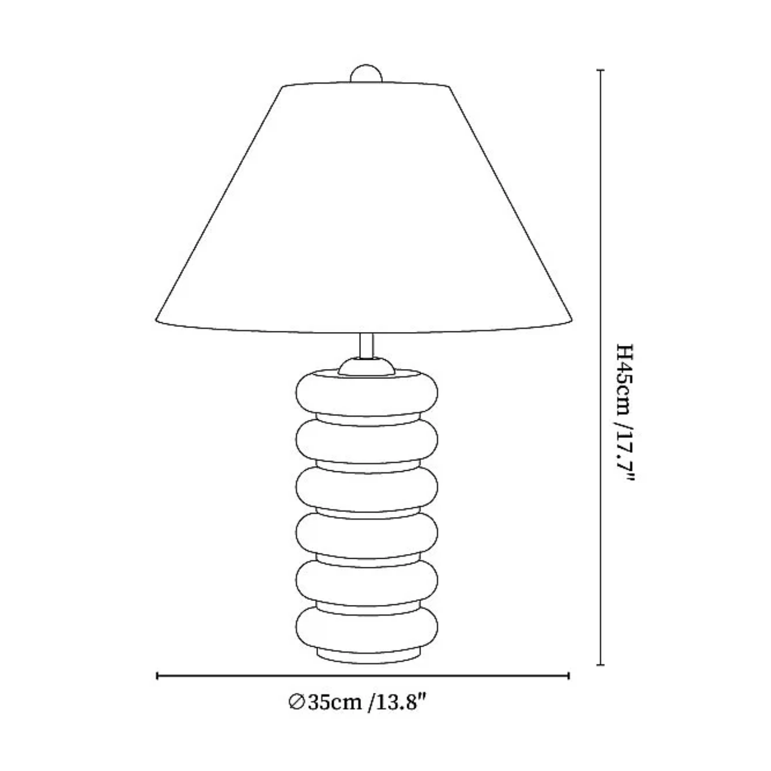 Lampada da tavolo Mecyson