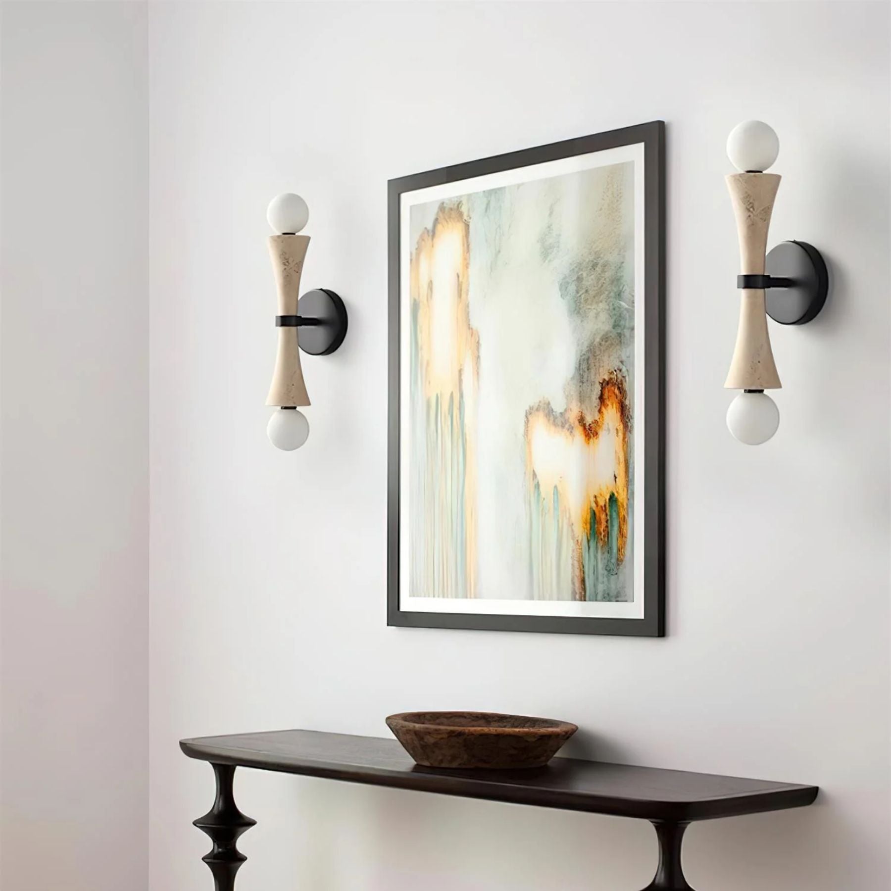 Keyta Natuursteen Wandlamp