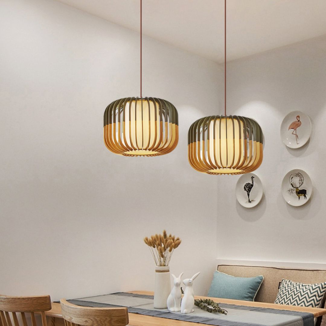 Amaya Houten Hanglamp