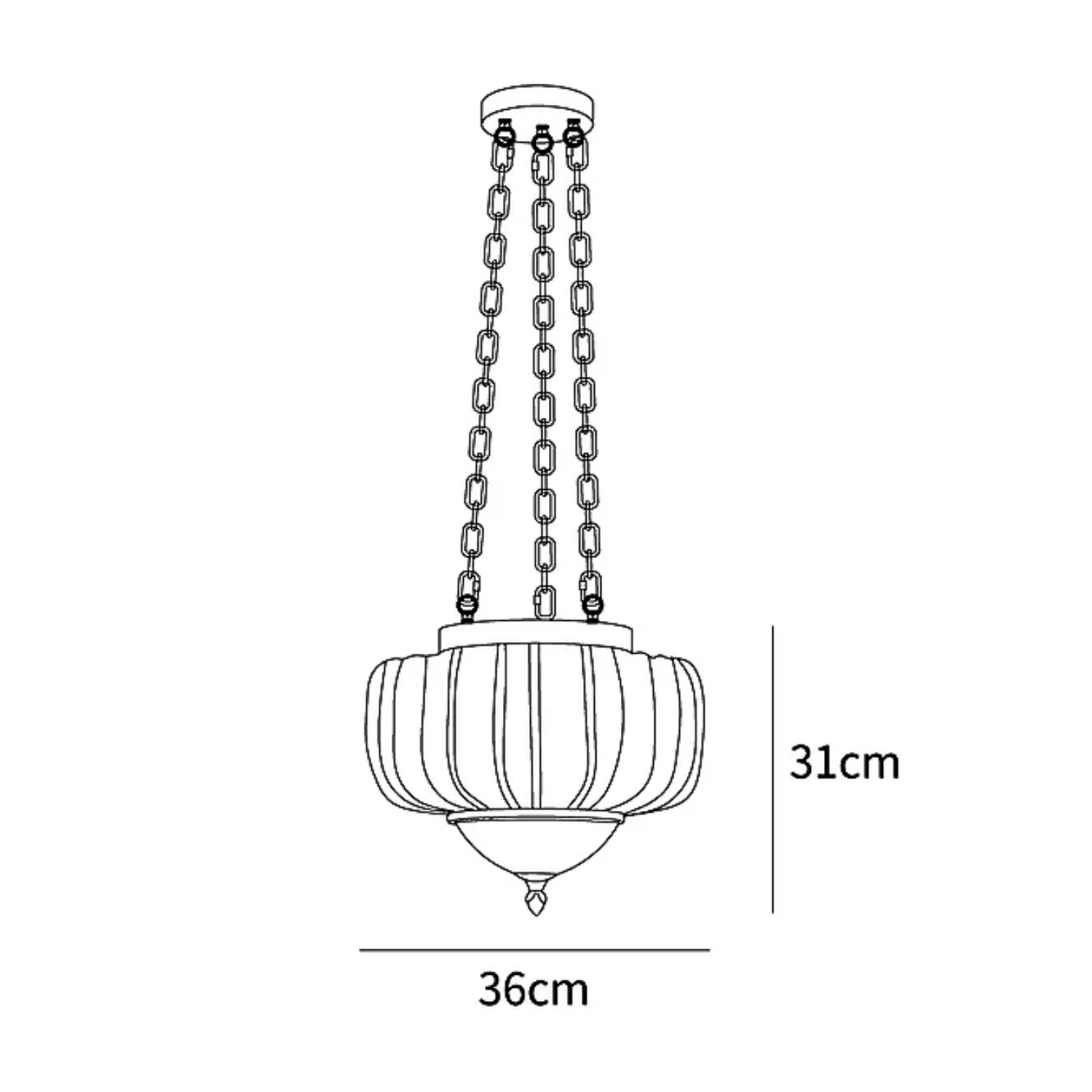 Lampada a sospensione Anola