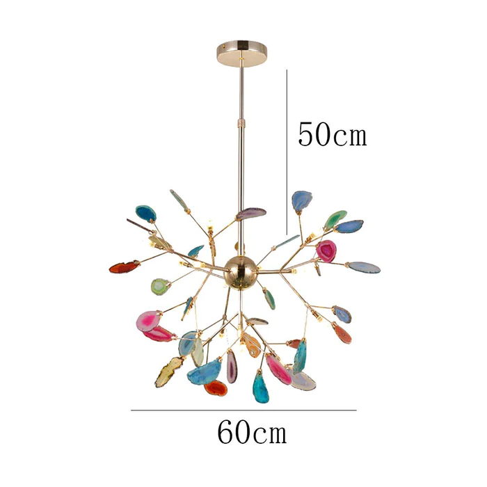 Sela Agaat Steen Hanglamp