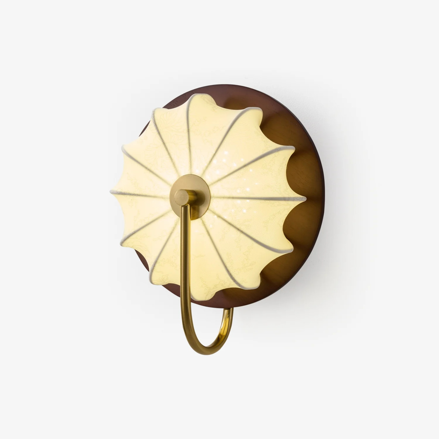 Esciro Lampada da parete in pietra naturale stratificata