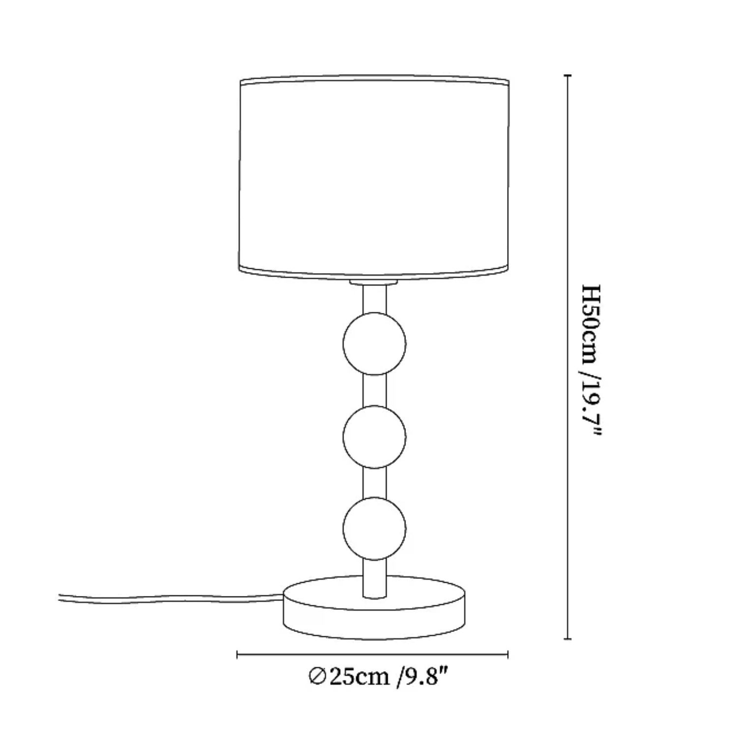 Lampada da tavolo Oremba