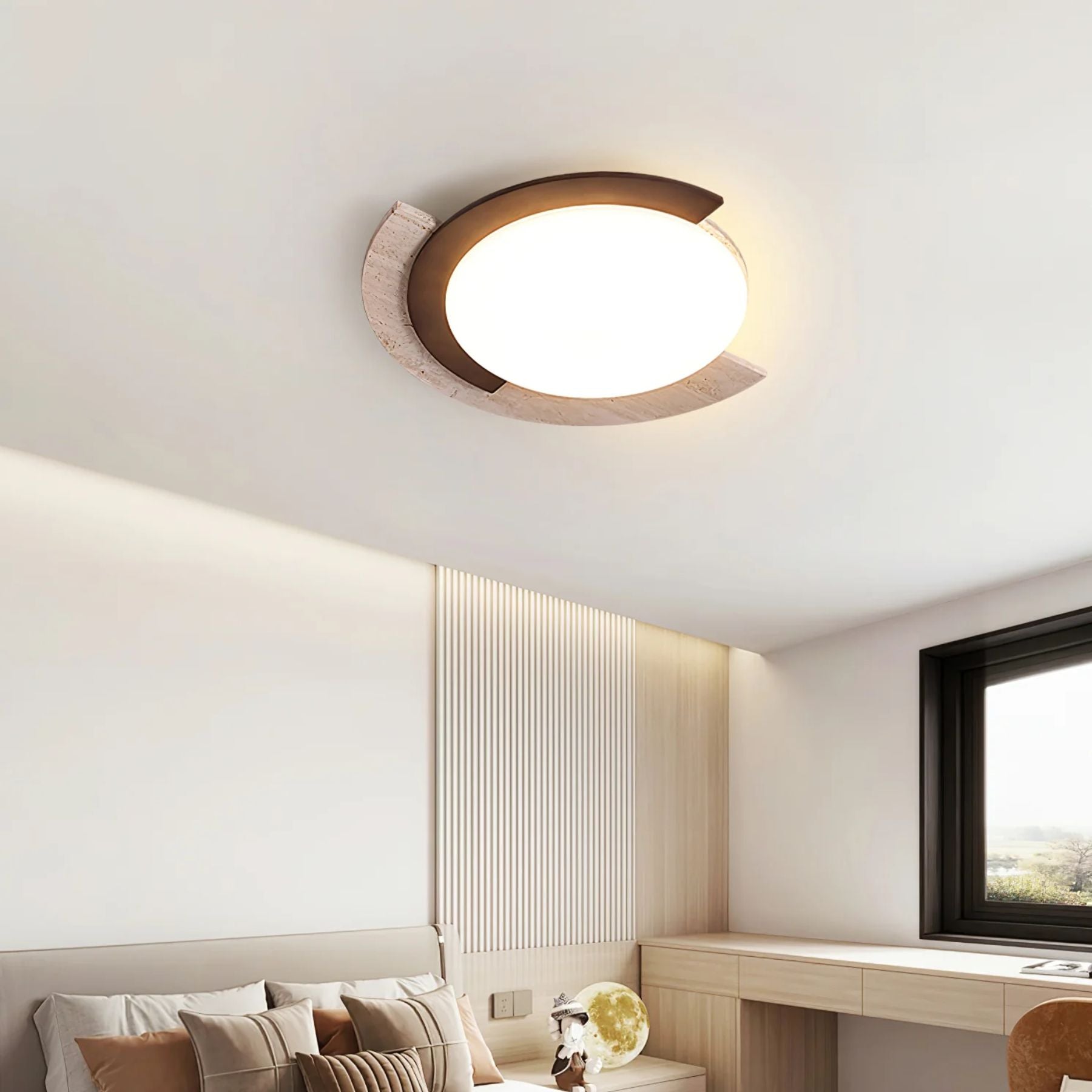 Zalerico Natuursteen Plafondlamp