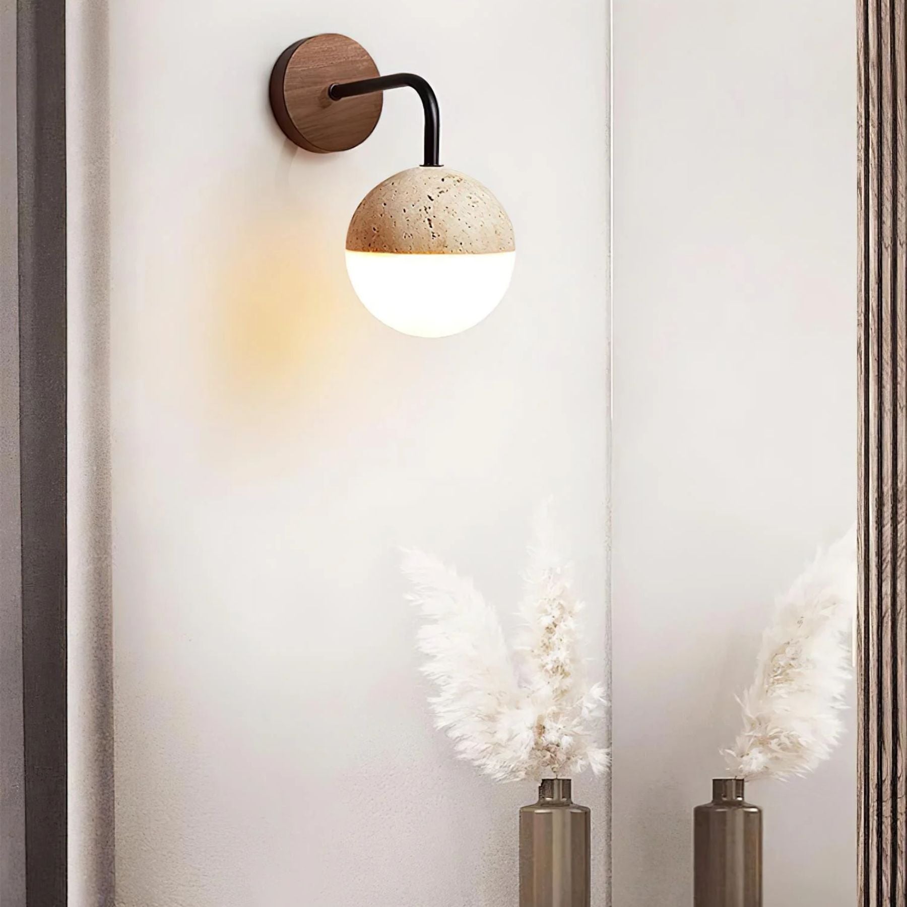 Boilin Natuursteen Wandlamp