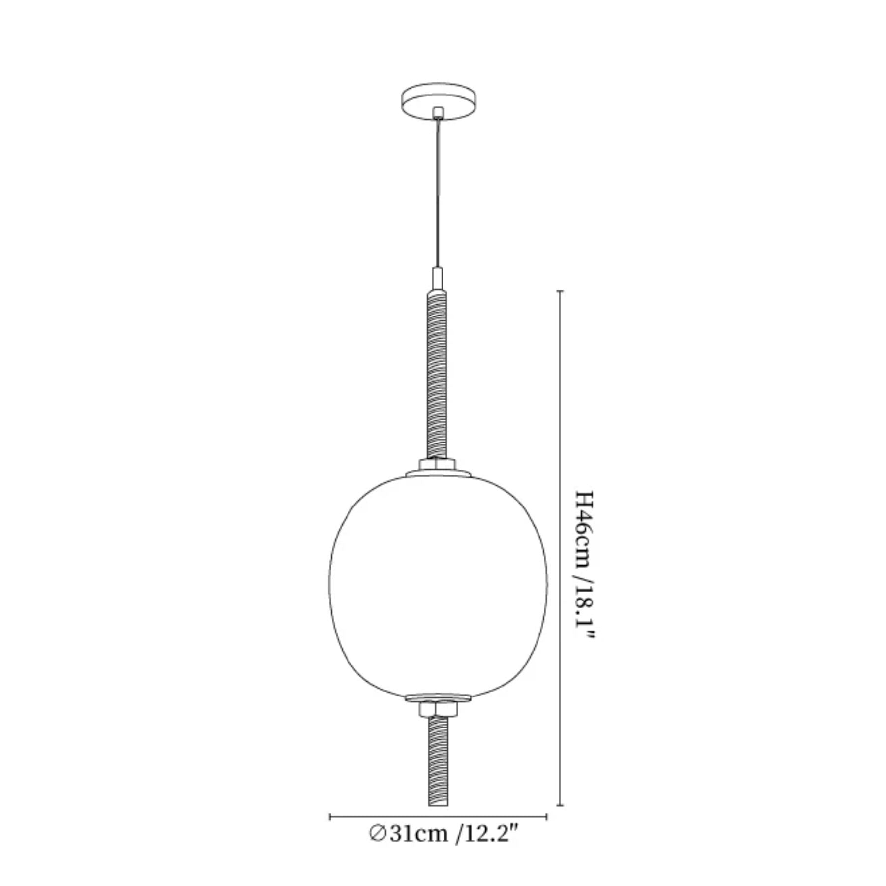 Syo Schroef Design  Hanglamp