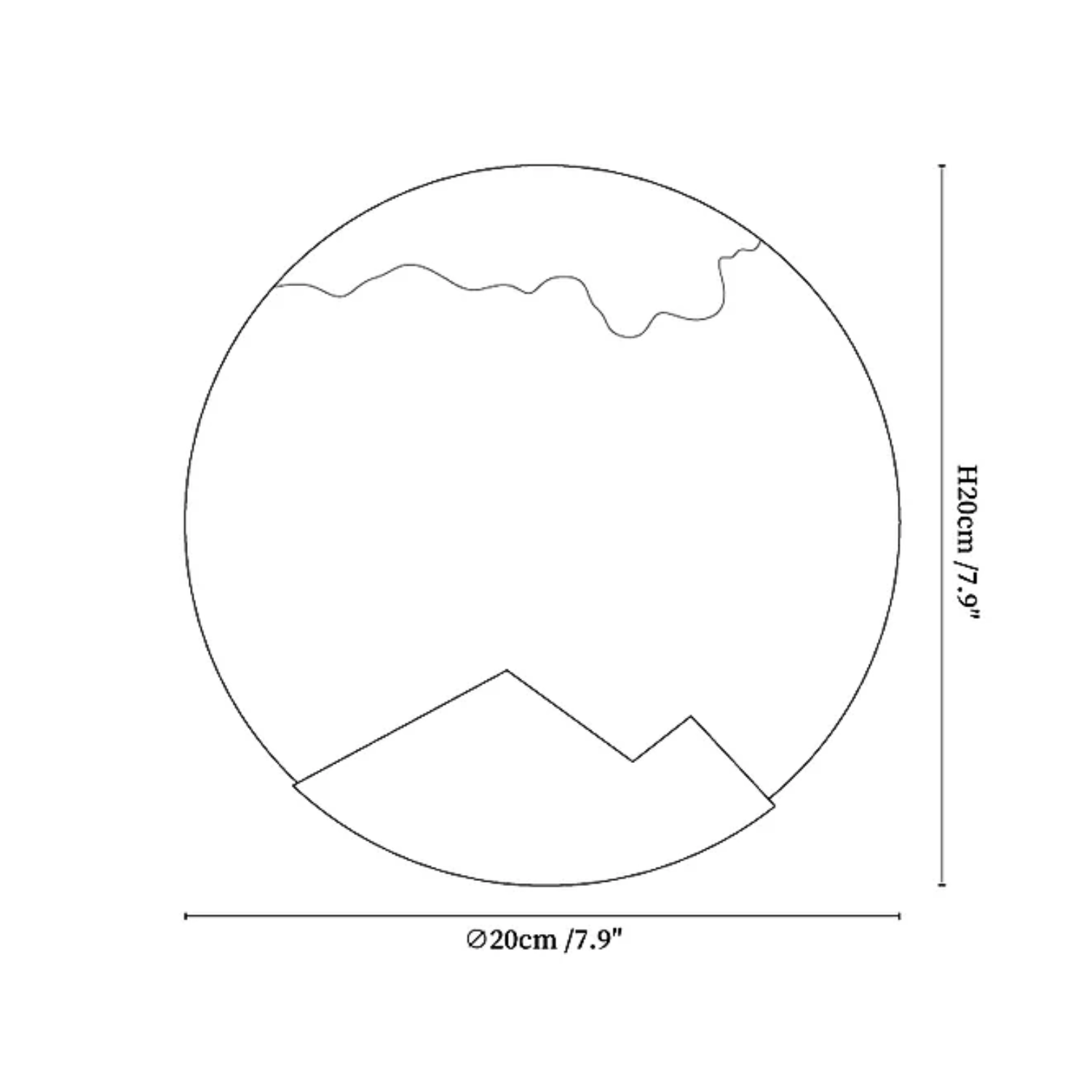 Lenteba Albasten Wandlamp