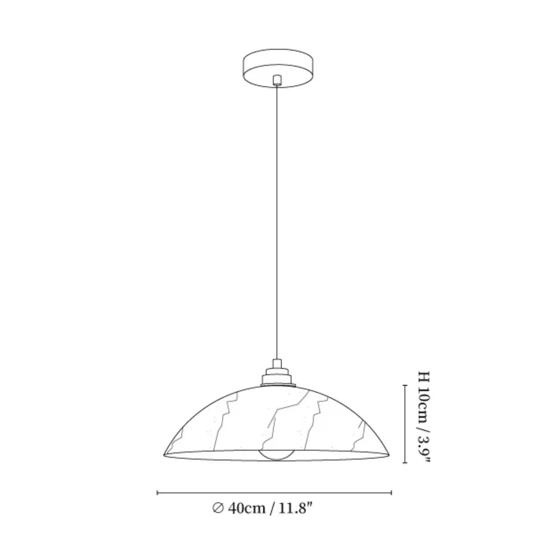Mesaso Albaster Hanglamp