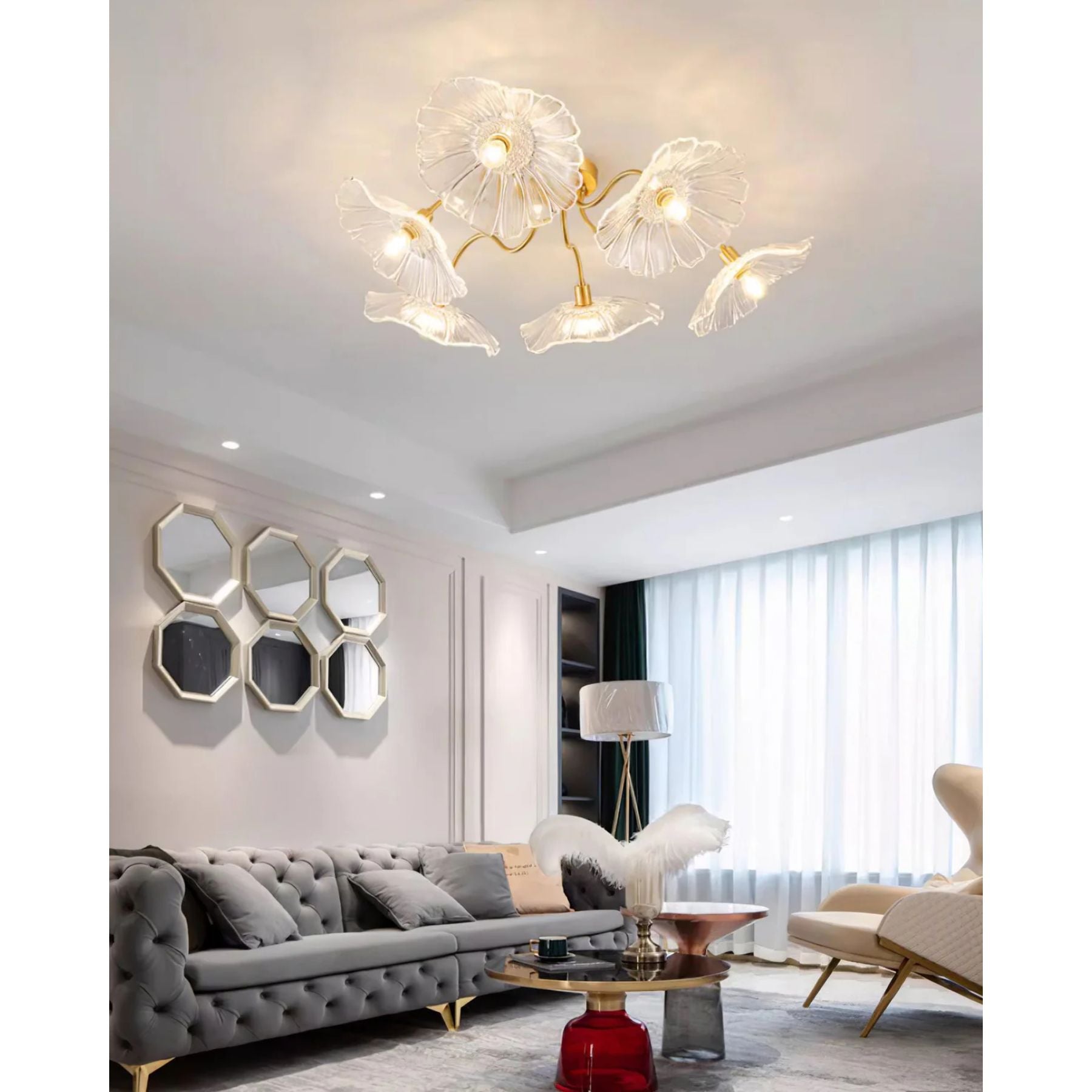 Ormenu Flower Plafondlamp
