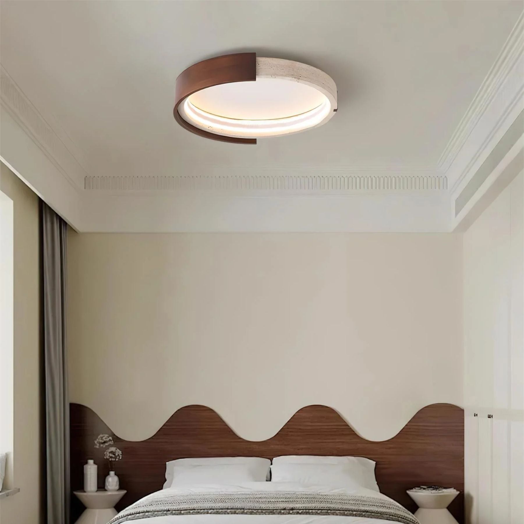 Cireqon Lampada da Soffitto in Pietra Naturale