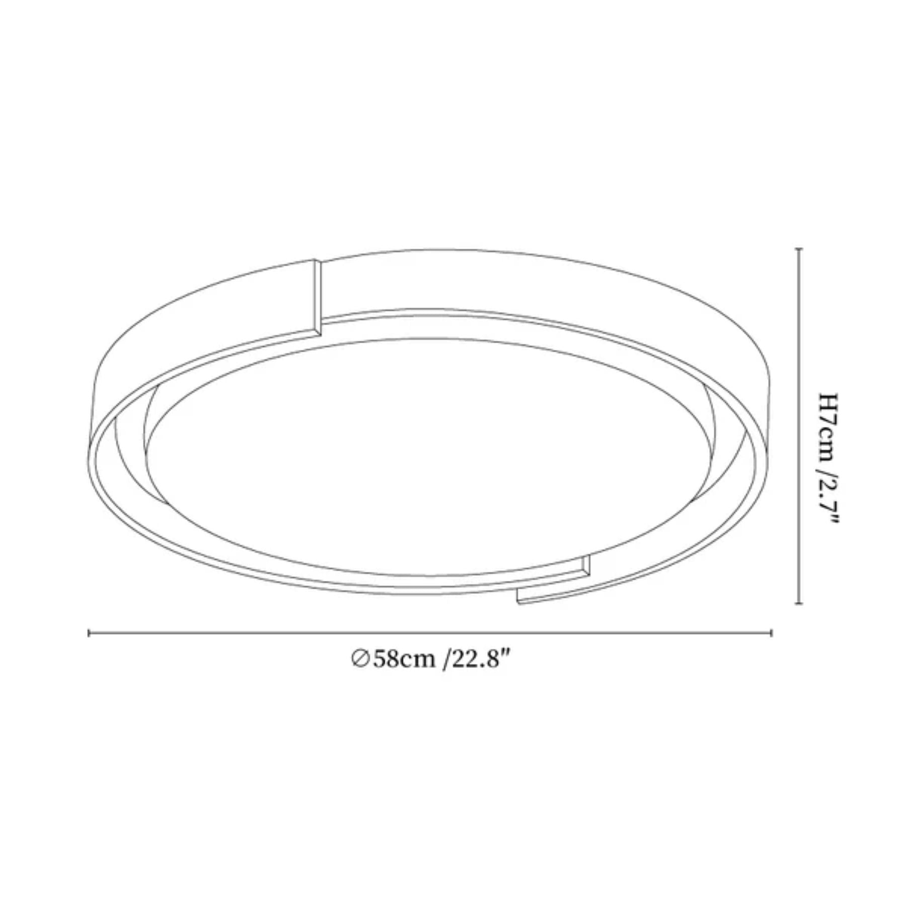 Egitan Natuursteen Plafondlamp
