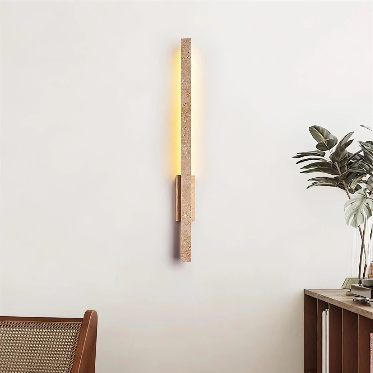 Lesica Natuursteen Wandlamp