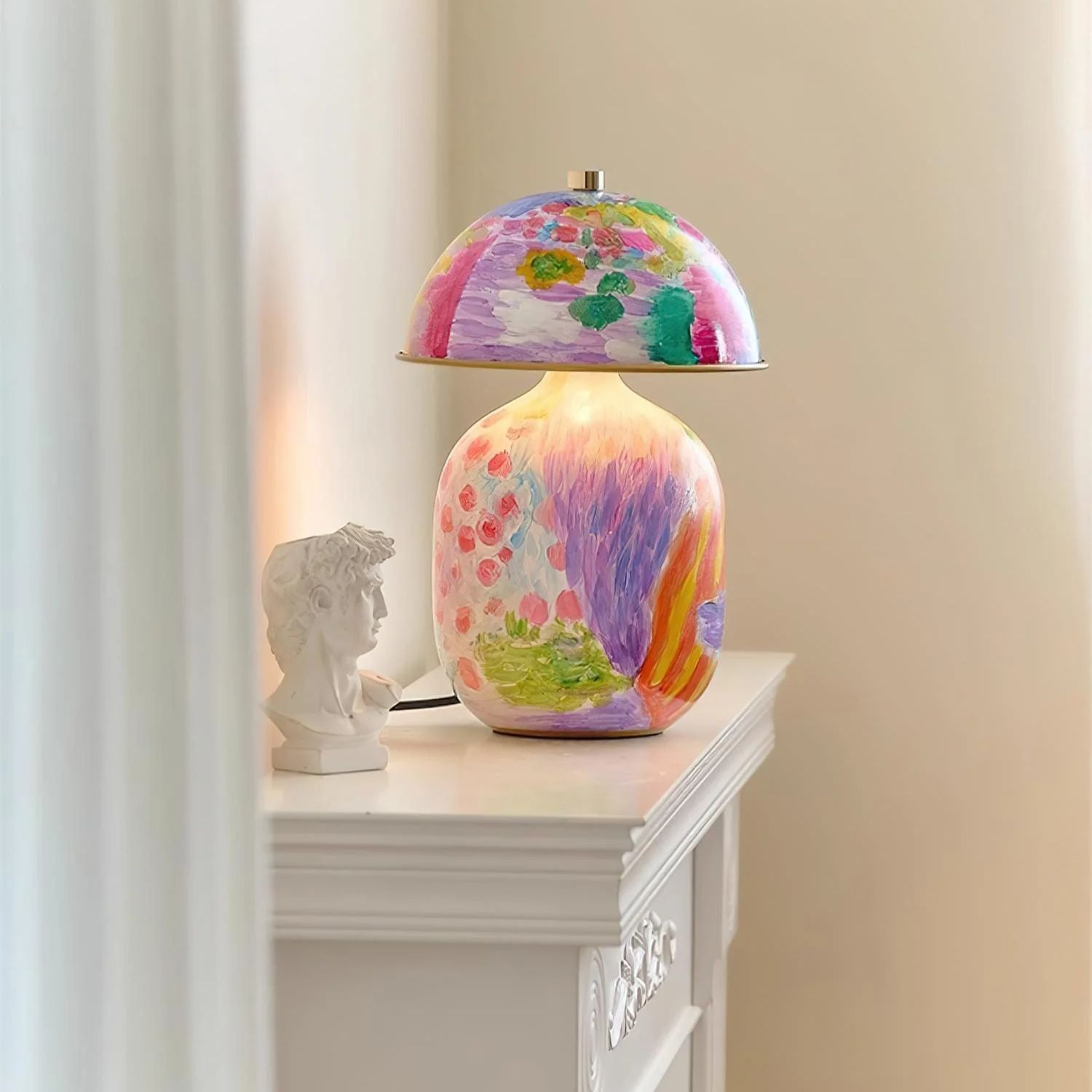 Lampada da tavolo Celo Geverfde