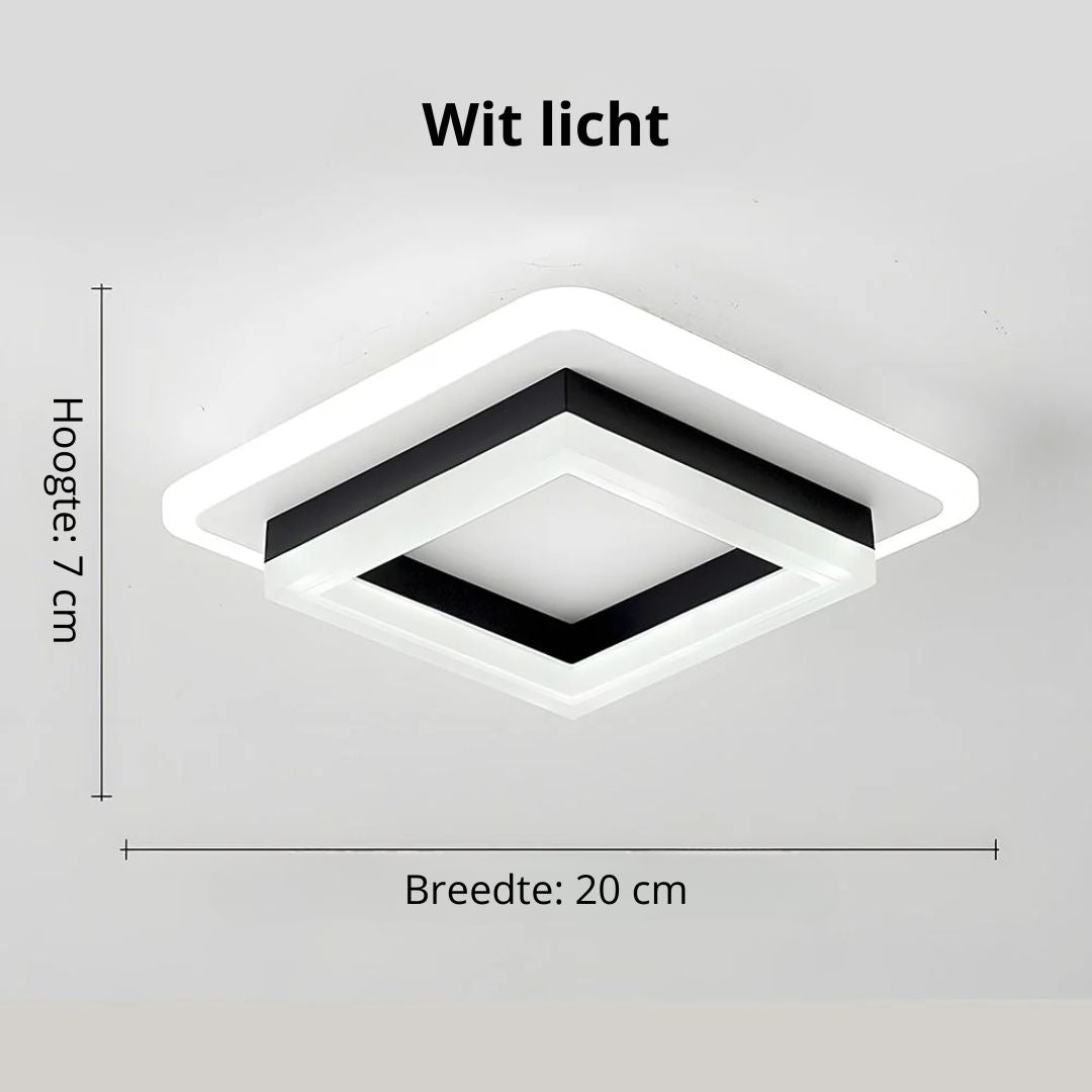 Vierkante LED Plafondlamp