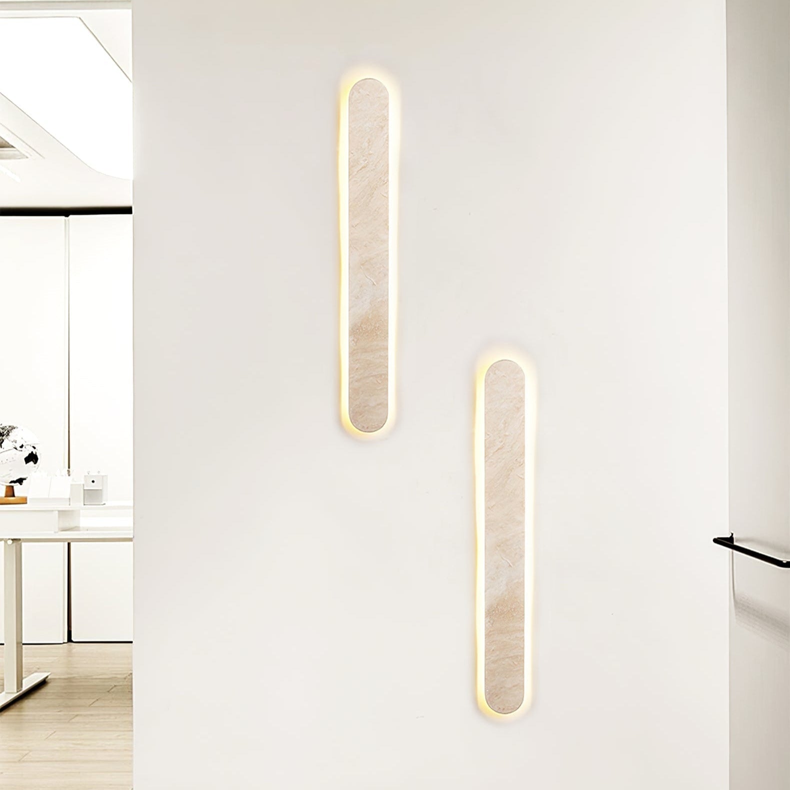 Leiyva Natuursteen Wandlamp