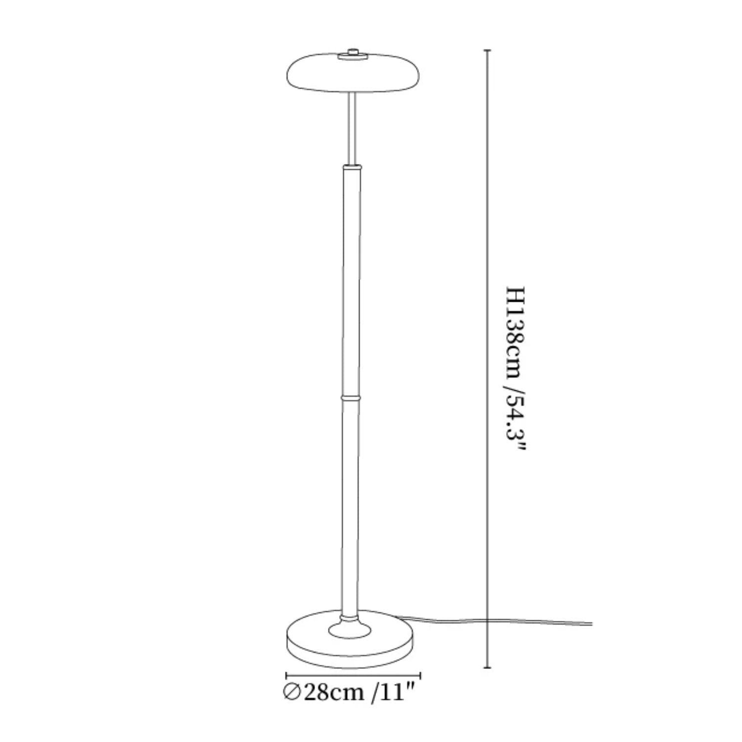 Lampada da pavimento Mentolis