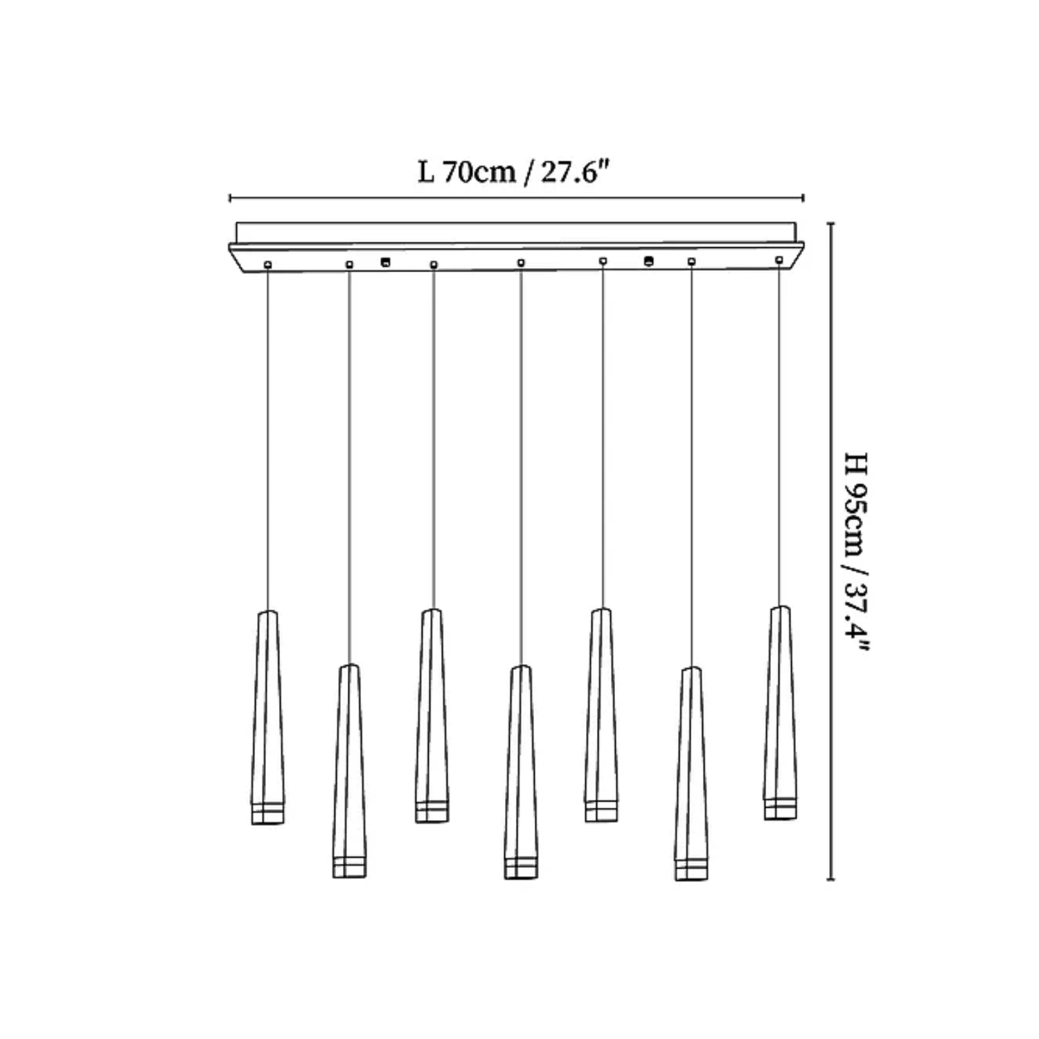 Lampada a sospensione Vuurhoutje