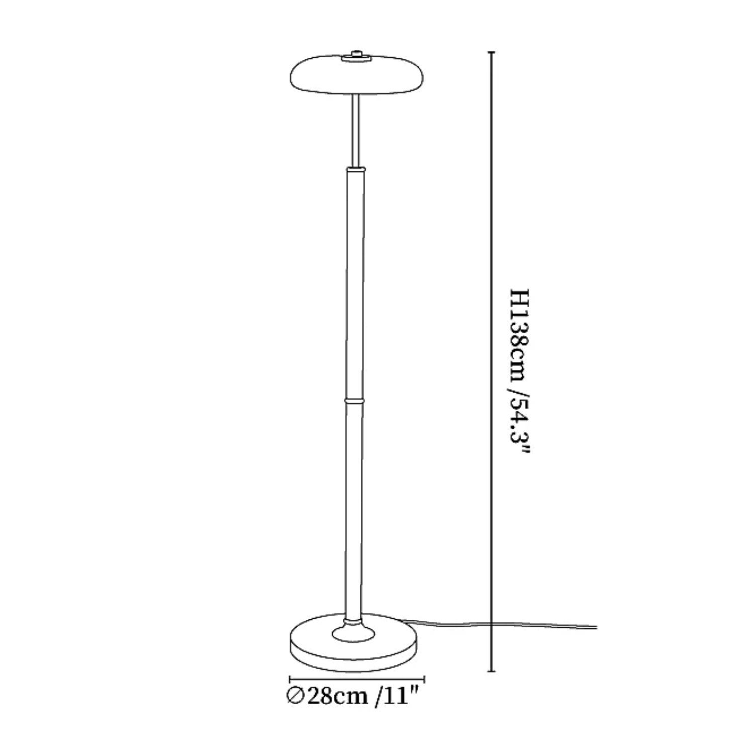 Matsuteko Smal Vloerlamp