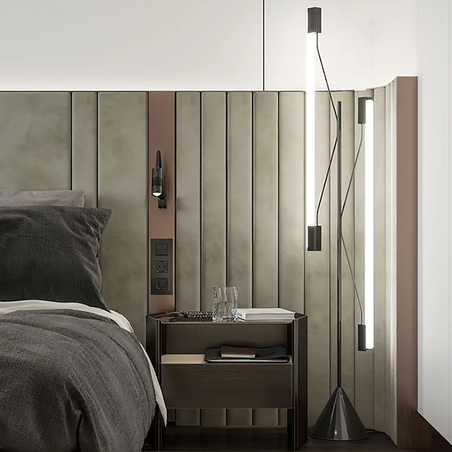 Lampada da terra Duo Lineare