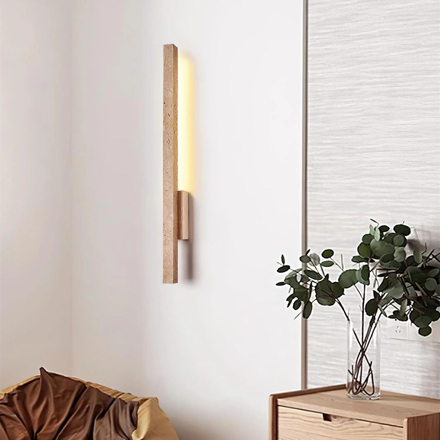 Lesica Natuursteen Wandlamp