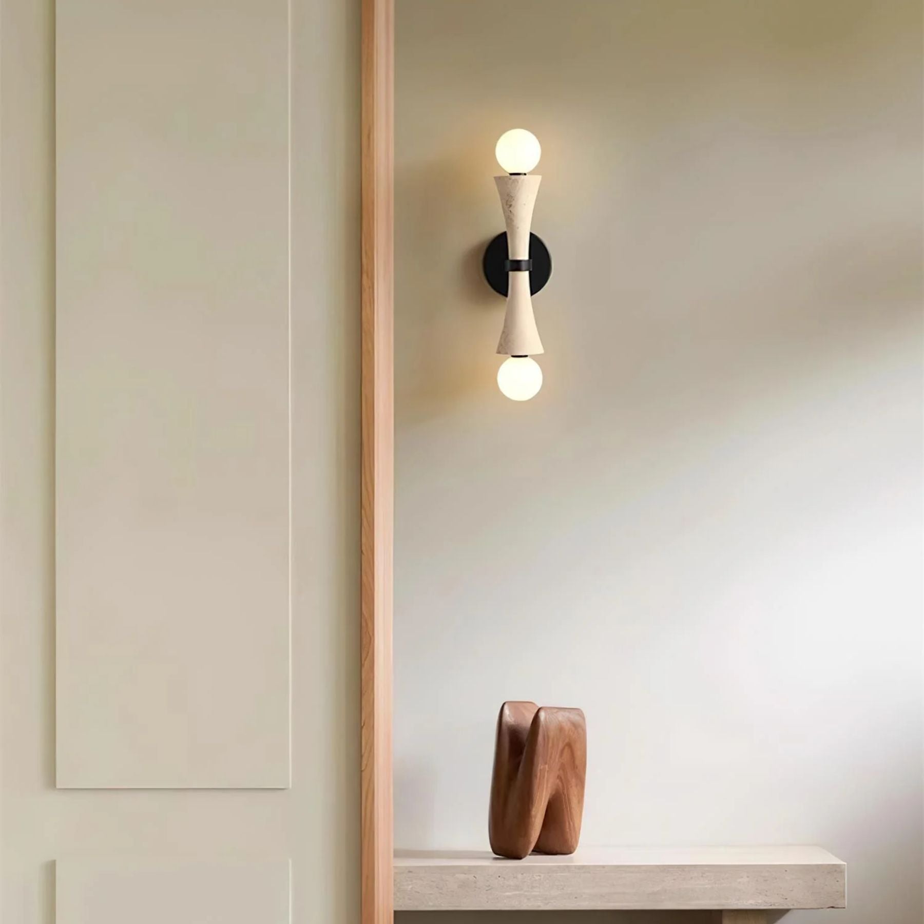 Keyta Natuursteen Wandlamp