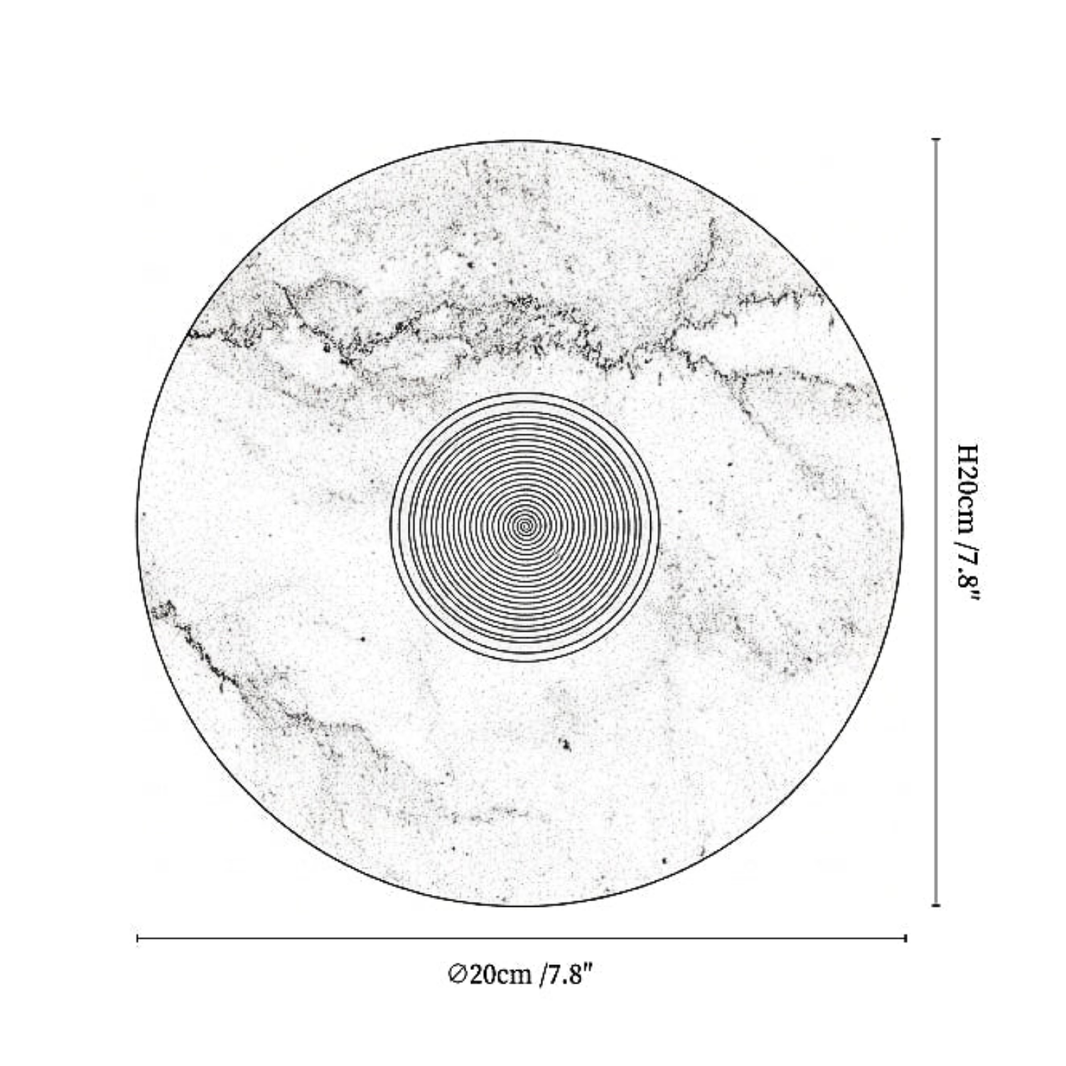Lanysca Marmeren Wandlamp