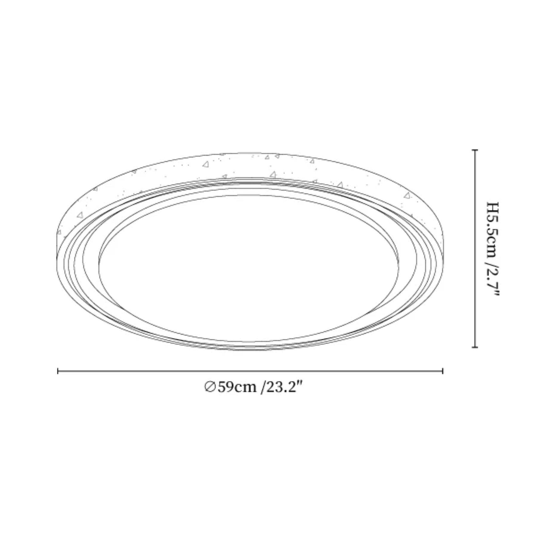 Telmalun Natuursteen Plafondlamp