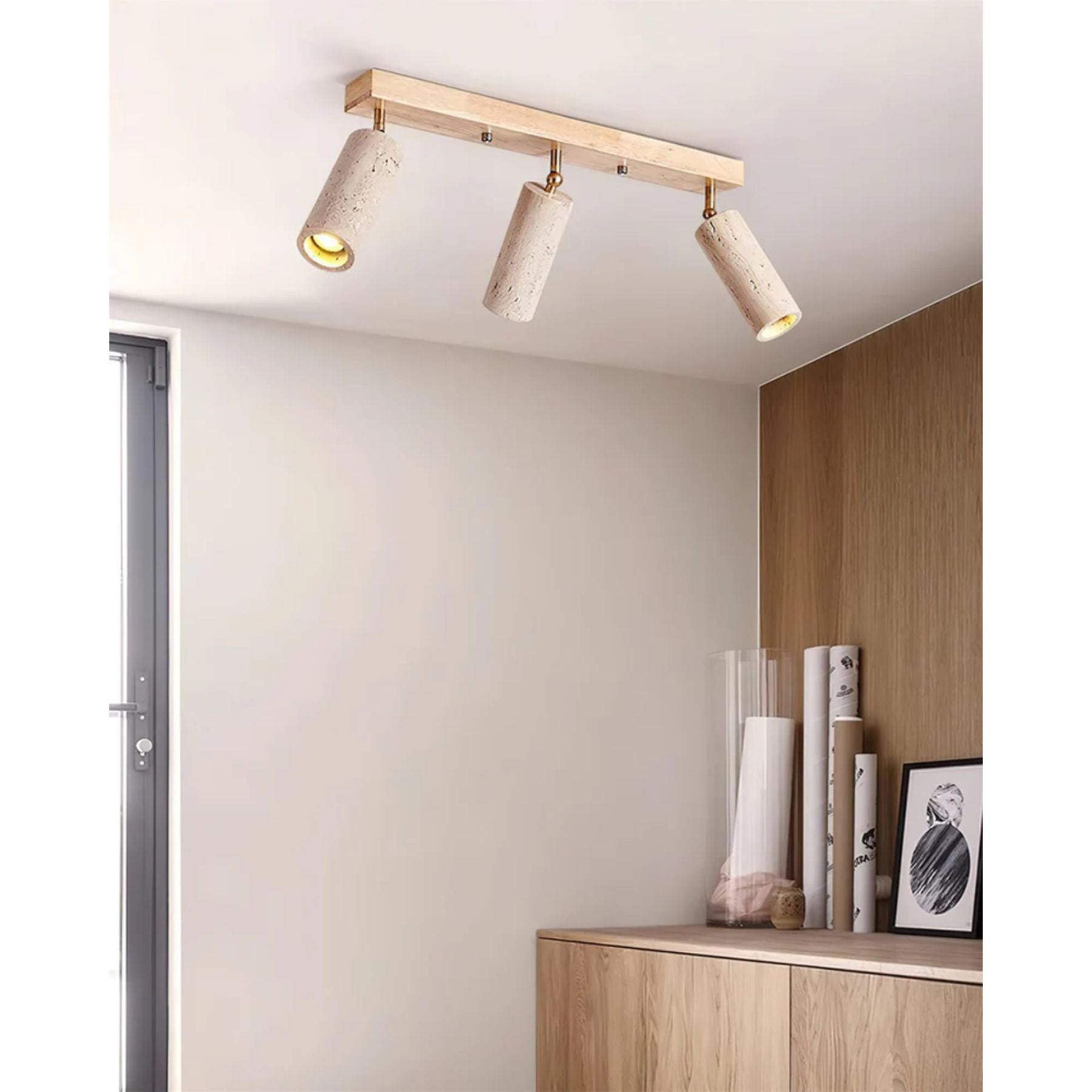 Traleno Travertijn Plafondlamp