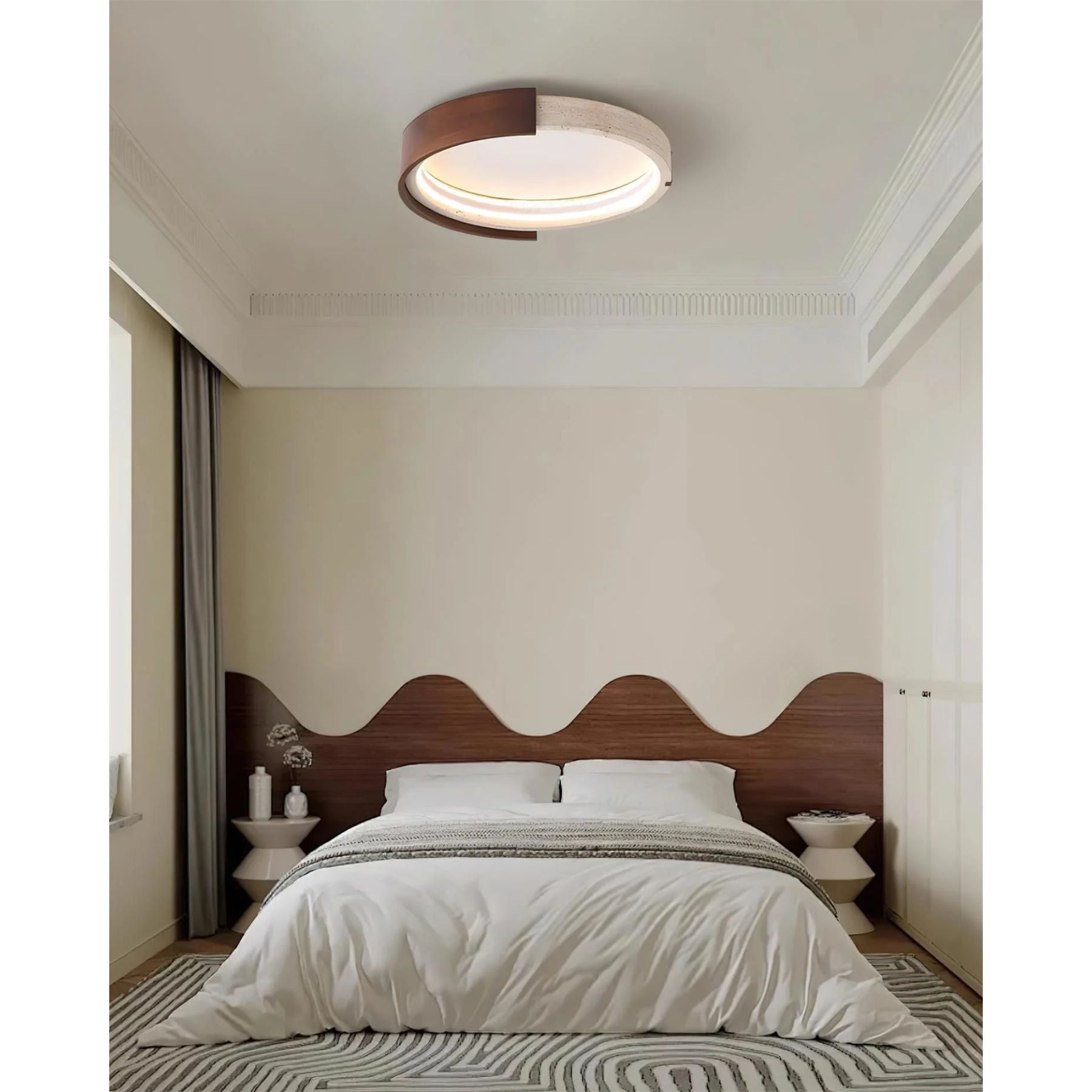 Cireqon Lampada da Soffitto in Pietra Naturale