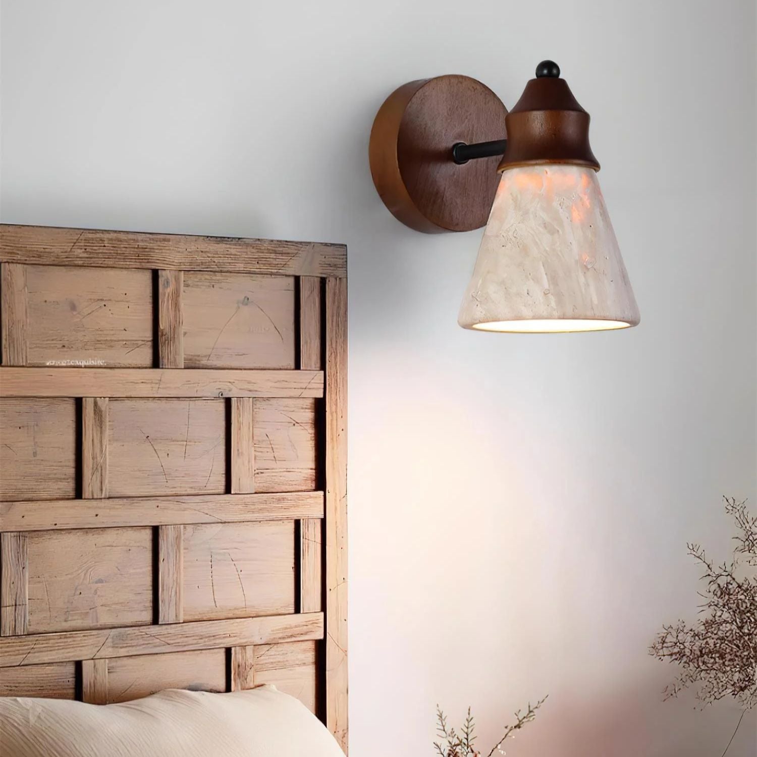 Tomiso Natuursteen Wandlamp