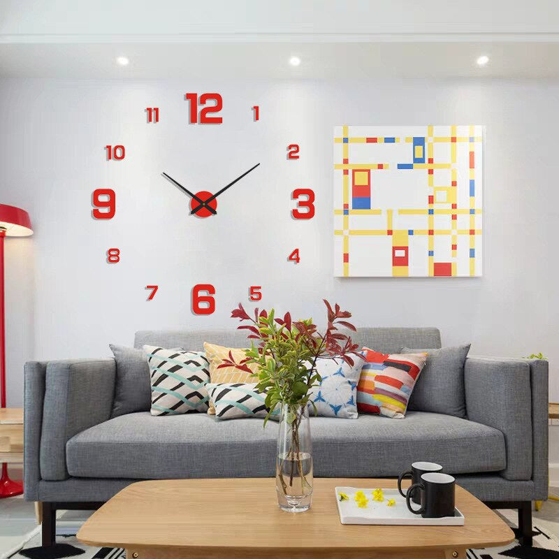 3D Creatieve Wandklok