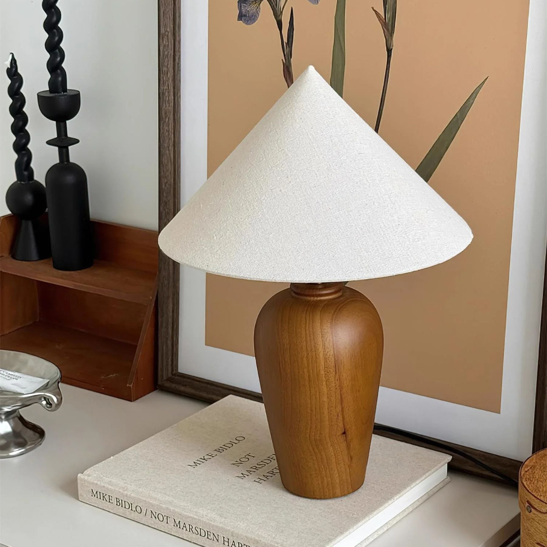 Brevo Lampada da Tavolo in Legno